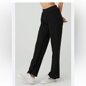 Alo Mesh All-Star wide leg pant.